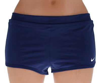 Nike Boyshort Swimsuit Bottom Women's TESS0166 Swim Short, Navy Blue - Image 1 of 4