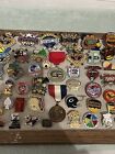 LOT+OF+58+COLLECTIBLE+%27SPORTS%27+PINS%2C+ASSORTMENT%2C+VINTAGE-NOW