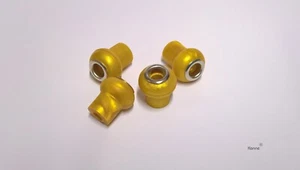 The BEST Mushrooms Grommets GOLD Shade Thorens TD124 DD TD224 TD135 cb909 cb1236 - Picture 1 of 2