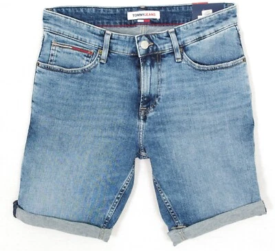 Tommy Jeans Men's Scanton Slim Bermuda Denim Shorts Medium Blue Stretch - Image 1 of 4