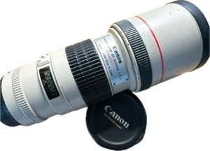 Canon EF 300mm f/4.0L IS USM Super Telephoto Lens w/Lens caps From Japan Fedex - Picture 1 of 8