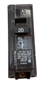 Siemens/BREAKER/B120/20A/1P/ 120/240V/Tipo BL/Perno/NUEVO(28C3 - Imagen 1 de 12