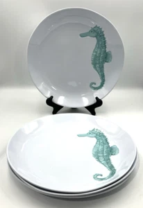 Plato de cena de melamina con textura verde aguamarina Sigrid Olsen 11" - Imagen 1 de 9