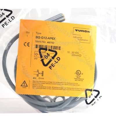 1PC TURCK Bi2-G12-AP6X 4635400 Inductive sensor PNP ~ - Image 1 of 4