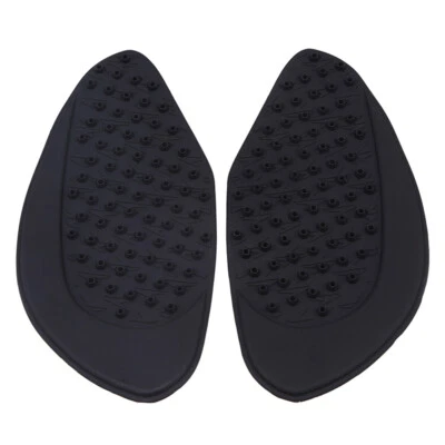 2 x Calcomanías universales de almohadilla lateral para tanque de combustible para motocicleta protector de agarre de rodilla Foto 1 de 4