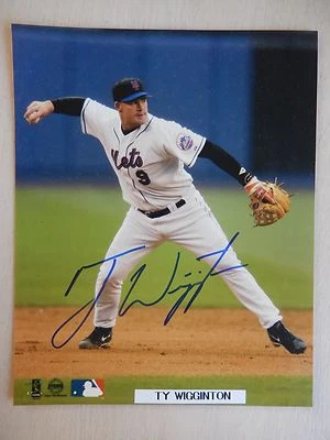 Ty Wigginton Autographed 8" X 10" Photograph  - Image 1 of 2