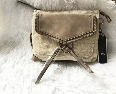 VR NYC O-кольцо съемник клапан над Messenger наплечная сумка натуральный цвет - Изображение 1 из 4