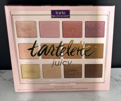 Tarte Tartelette Juicy Amazonian Clay Eyeshadow Palette NEW Vegan - Image 1 of 4