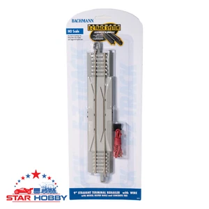 Bachmann 44710 9" STRAIGHT TERMINAL RERAILER WITH WIRE & CONCRETE TIES HO SCALE - Picture 1 of 1