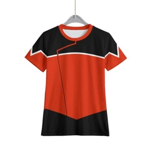Lower Decks Kid's T-Shirt Uniform Red - Picture 1 of 3