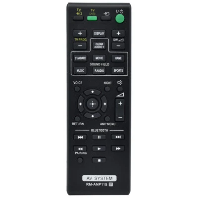 New RM-ANP115 For Sony AV Reciever Soundbar Remote Control HT-CT370 SA-CT770 - Image 1 of 4