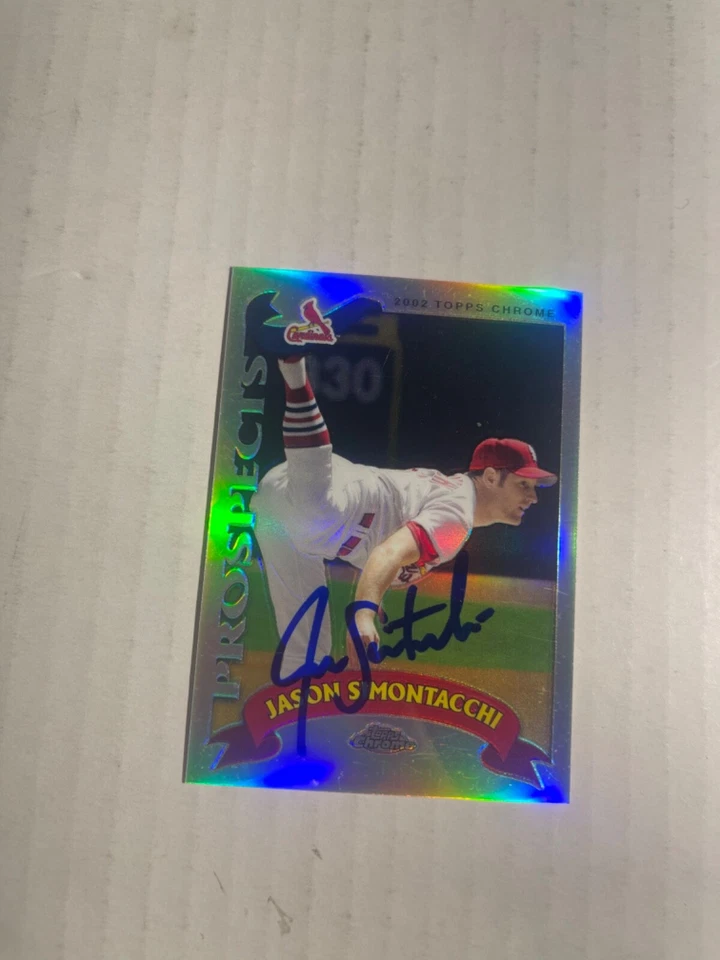 St Louis Cardinals JASON SIMONTACCHI Signed Card - Image 1 of 1