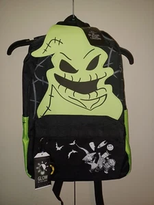 The Nightmare Before Christmas Oogie Boogie GITD Backpack New /w Tags Bioworld - Picture 1 of 9