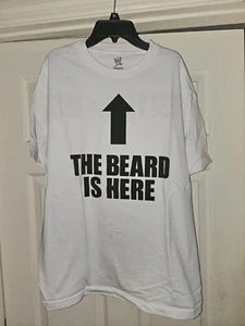 CAMISETA DE LUCHA LIBRE VINTAGE WWE DANIEL BRYAN THE BEARD IS HERE YES YES YES L - Imagen 1 de 4