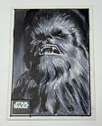 Star Wars Galaxy Series 6 CAT STAGGS Chewbacca SKETCH CARD