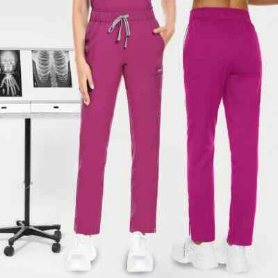 Pantalón de Trabajo Elasticity Pet Clinic Enfermera Dentista Enfermería Exfoliante Mujeres Ropa Nuevo Foto 1 de 4