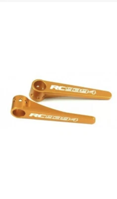 Xray T4 2019 2020 CNC Orange aluminum rear body support 6mm 2PCS RBS6OR - Image 1 of 4