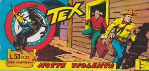 Seltener original italienischer Comic TEX SERIE NEBRASKA # 32 Jahr 1965 NOTTE VIOLEN - Bild 1 von 2