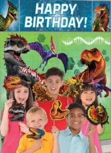 JURASSIC WORLD Dino Hybrid SCENE SETTER w PROPS (17pc) ~ Birthday Party Supplies - Picture 1 of 1