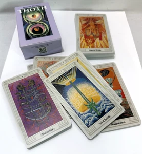Aleister Crowley Thoth Tarot Deck Frieda Harris Astrologie KARTEN - Bild 1 von 6