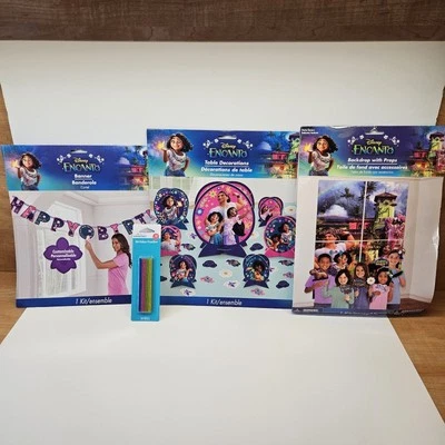 Encanto Birthday Party Supplies Table Decor, Sign, Backdrop - Image 1 of 4