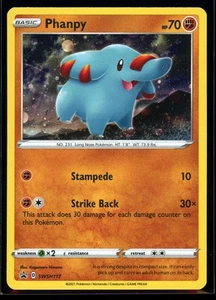 2021 Sword & Shield, Promos Phanpy Cosmos Holo Pokemon Card #SWSH117 - Picture 1 of 2