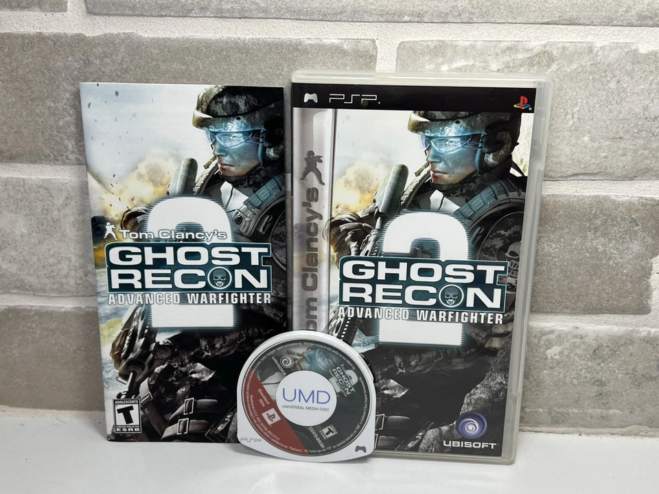 Tom Clancy's Ghost Recon: Advanced Warfighter 2 - Sony PSP, 2007 - Cib TESTED - Image 1 of 4