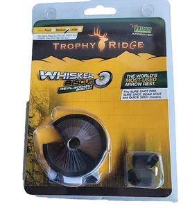 Trophy Ridge Whisker Biscuit Large Replacement Black 4p 6358 NOS Made In USA - Picture 1 of 2