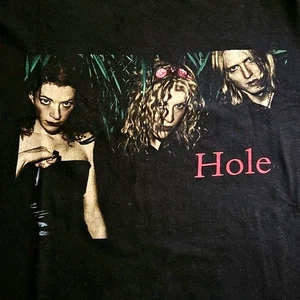VTG 90s Hole Celebrity Skin Tour Concert Band T Shirt XL Nirvana Courtney Love - Picture 1 of 7