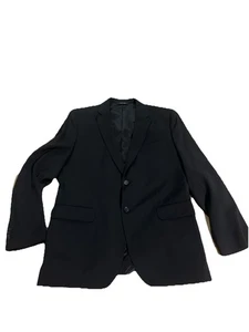 Chaqueta Blazer Abrigo Deportivo Banana Republic Hombre 42R Negro 100% Lana - Imagen 1 de 11