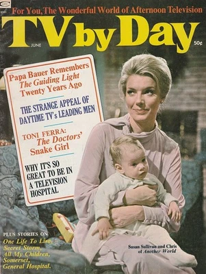 TV By Day June 1972 SUSAN SULLIVAN-ANOTHER WORLD-ANNA STUART-TONY LO BIANCO-OLTL - Image 1 of 3
