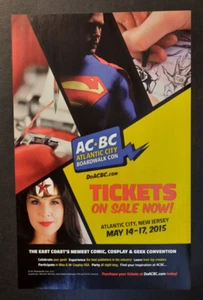 Atlantic City Boardwalk Con 2015 Comic Con Nueva Jersey AC/BC - Página de anuncio/anuncio impreso - Imagen 1 de 1