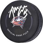 Johnny Gaudreau Columbus Blue Jackets Signed Official Game Puck