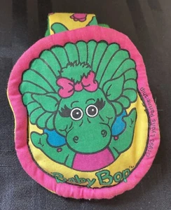 Vintage HTF 1993 Barney Baby Bop Baby Rattle Wrist Jingles •Activity Sensory Toy - Picture 1 of 5
