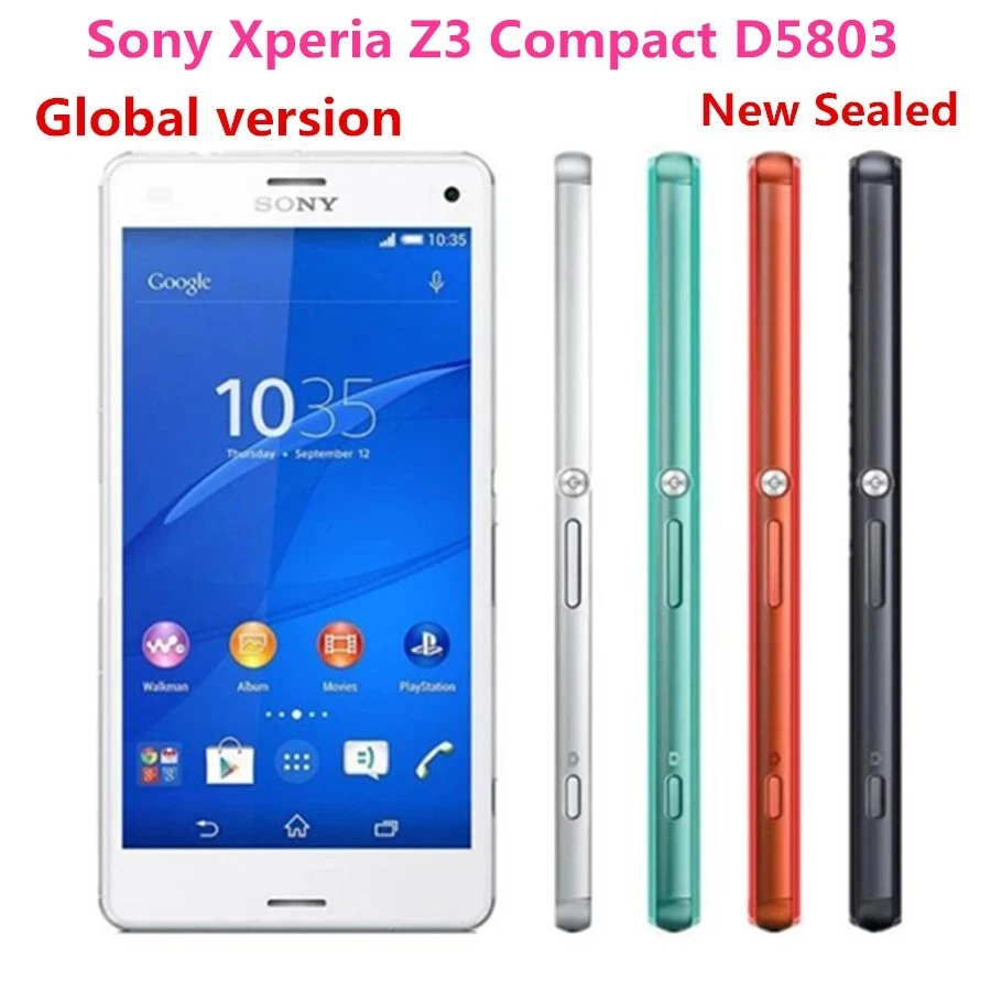 Sony Xperia Z3 Compact D5803 - 16GB - Black (Unlocked) Smartphone Global version - Image 1 of 4