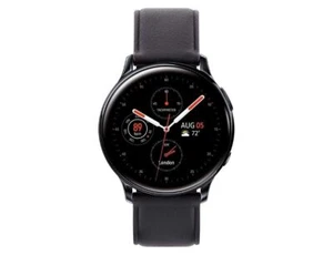 SAMSUNG Galaxy Watch Active2 LTE Smartwatch (Stainless Steel, 40mm, Black) - Picture 1 of 4