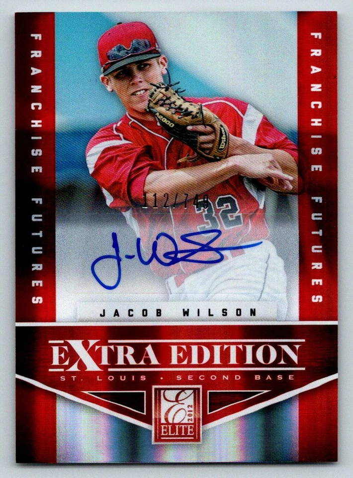 2012 Elite Extra Edition Signatures #97 Jacob Wilson AU/749 (ref 210301) - Image 1 of 2