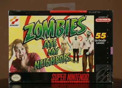 Zombies Ate My Neighbors Factory Sealed SNES New Unopened WATA VGA Nintendo - Image 1 of 4