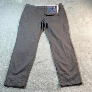 Perk Slim Fit Stretch Chino Hose Grau Freizeit Alltag Gr. 38/30 Herren Karriere - Bild 1 von 14
