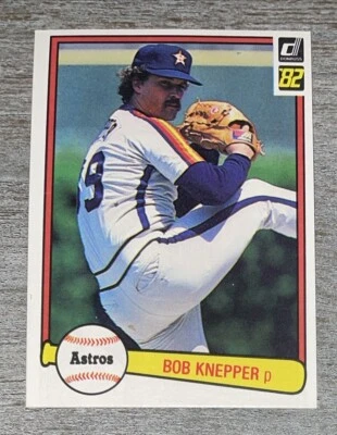 Bob Knepper 1982 Donruss Astros #41  *G918* - Image 1 of 2