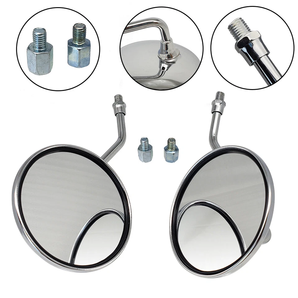 2x espejos retrovisores M8 para Honda ST50 ST70 CL70 CT90 CL90 S90 CB100 CL100 CB125 Foto 1 de 4