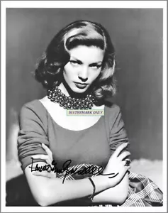 Lauren Bacall, "ORIGINAL HAND SIGNED" Photograph (1) - Imagen 1 de 1