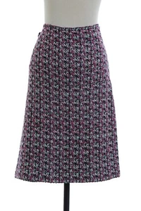 St John Knits Textured A- Line Skirt Flamingo Multi Sz 16 NWOT $595 - Imagen 1 de 2