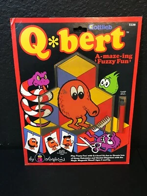 Colorforms Qbert A-Maze-Ing Fuzzy Fun - Image 1 of 3