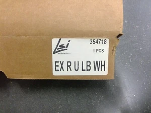 Letrero de salida LED rojo LSI EX R U LB WH 120/277V **Envío gratuito** - Imagen 1 de 3