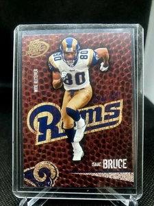 Tarjeta de fútbol americano 2004 Playoff Hogg Heaven #88 Isaac Bruce Rams 2020 Salón de la fama - Imagen 1 de 2