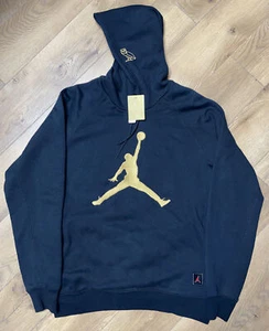 RARE XL Nike Air Jordan x OVO Hoodie Black Gold Brand New With Tags 826737-010 - Picture 1 of 12