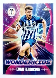 Topps Chrome UEFA Club Competitions 23/24 Evan Ferguson Wonderkids - Picture 1 of 2