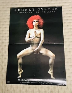 SECRET OYSTER - Vidunderlige Kaeling - VINTAGE ORIGINAL POSTER - RARE 1976 - Picture 1 of 11