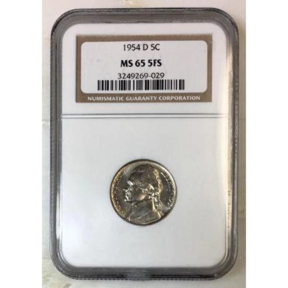 1954 D Jefferson Nickel NGC MS65 5FS ***Rev Tye's Coin Stache*** #9029485 - Image 1 of 4